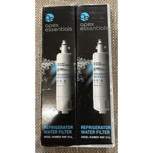 New Apex Essentials Refrigeration Water Filter set (2) #RWF-014L